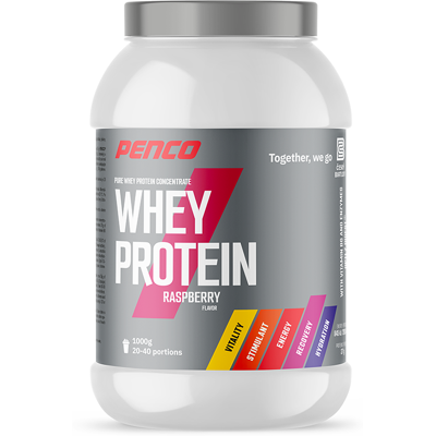 Penco Whey Protein malina 1000 g Penco Whey Protein malina 1000 g