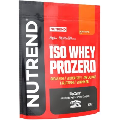 Nutrend ISO WHEY Prozero 500 g Slaný karamel - Proteinový prášek Nutrend ISO WHEY Prozero 500 g Slaný karamel - Proteinový prášek