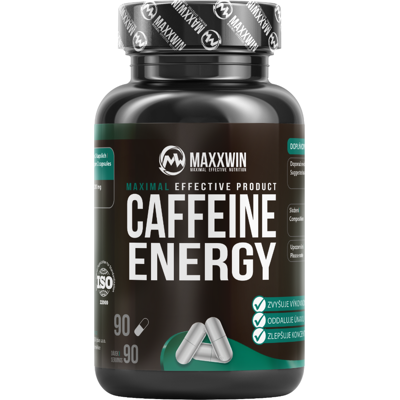 MAXXWIN CAFFEINE ENERGY 90 kapslí MAXXWIN CAFFEINE ENERGY 90 kapslí