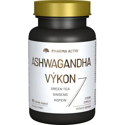 Pharma Activ Ashwagandha výkon 90 tobolek Pharma Activ Ashwagandha výkon 90 tobolek