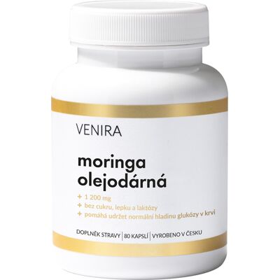 Venira Moringa olejodárná 80 kapslí Venira Moringa olejodárná 80 kapslí