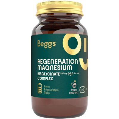 Beggs Magnesium bisglycinát 380mg + P5P - Doplněk stravy Beggs Magnesium bisglycinát 380mg + P5P - Doplněk stravy
