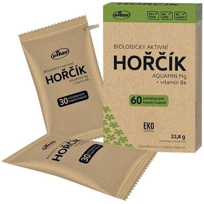 Vitar EKO Hořčík Aquamin 60 kapslí Vitar EKO Hořčík Aquamin 60 kapslí