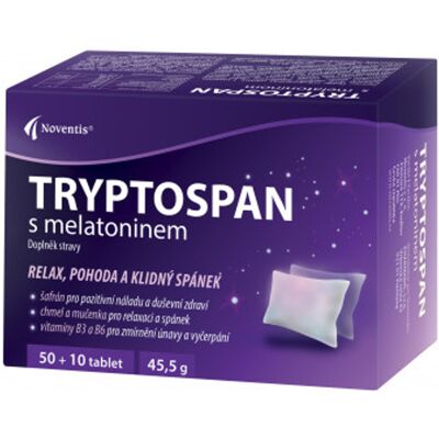 Noventis Tryptospan s melatoninem 50+10 tablet Noventis Tryptospan s melatoninem 50+10 tablet