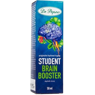 Dr. Popov Student Brain booster bylinné kapky 50 ml Dr. Popov Student Brain booster bylinné kapky 50 ml