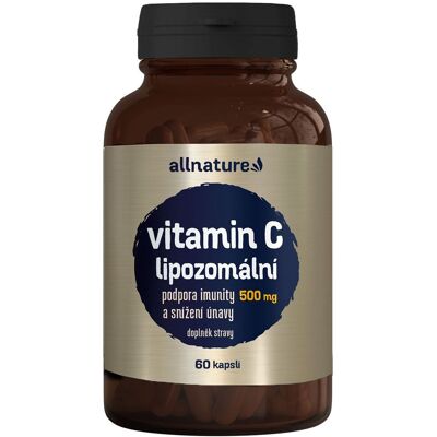 Allnature Lipozomální Vitamin C 500 mg 60 kapslí Allnature Lipozomální Vitamin C 500 mg 60 kapslí