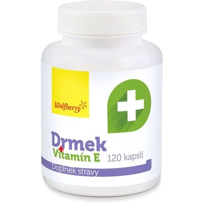 Wolfberry Drmek + vitamín E 120 kapslí Wolfberry Drmek + vitamín E 120 kapslí