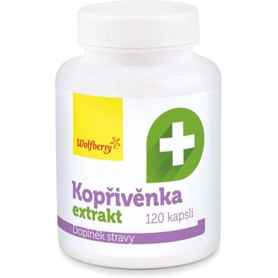Extrakt kopřivovky Wolfberry 120 kapslí - Doplněk stravy Extrakt kopřivovky Wolfberry 120 kapslí - Doplněk stravy