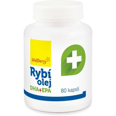 Wolfberry Rybí olej 80 kapslí Wolfberry Rybí olej 80 kapslí