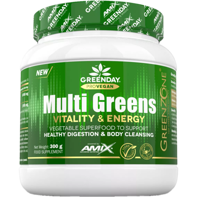AMIX Greenday Provegan Multi Greens Vitality & Energy - Potravinový doplněk AMIX Greenday Provegan Multi Greens Vitality & Energy - Potravinový doplněk