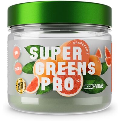 Czech Virus Super Greens Pro V2.0 grapefruit 360 g Czech Virus Super Greens Pro V2.0 grapefruit 360 g