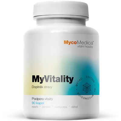 MycoMedica MyVitality - Rostlinný doplněk pro vitalitu MycoMedica MyVitality - Rostlinný doplněk pro vitalitu