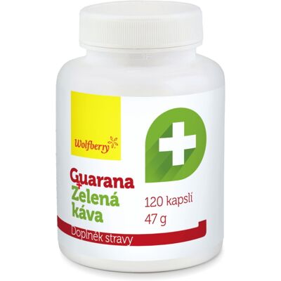 Wolfberry Guarana + Zelená káva 120 kapslí Wolfberry Guarana + Zelená káva 120 kapslí