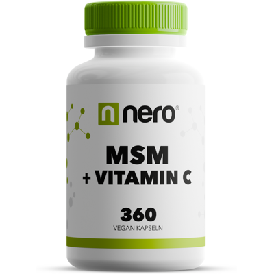 NERO MSM + Vitamin C 360 kapslí NERO MSM + Vitamin C 360 kapslí