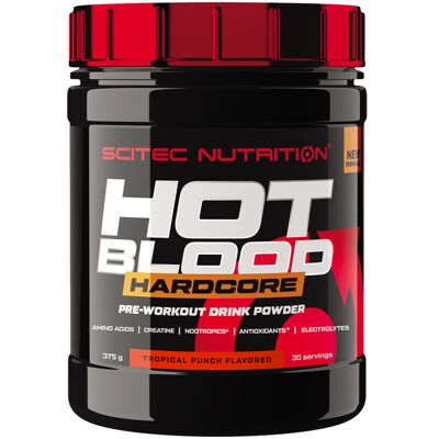 Scitec Nutrition Hot Blood Hardcore Pomarančový Džus - Předtréninkový doplněk Scitec Nutrition Hot Blood Hardcore Pomarančový Džus - Předtréninkový doplněk