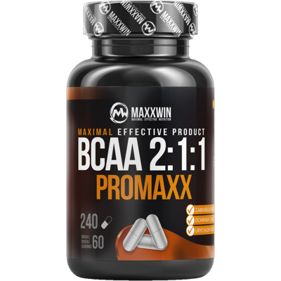 MaxxWin BCAA Promaxx 2:1:1 500 kapslí - Doplněk stravy MaxxWin BCAA Promaxx 2:1:1 500 kapslí - Doplněk stravy
