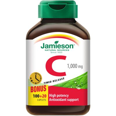 Jamieson Vitamín C 1000 mg s prodlouženým uvolňováním - Doplňky stravy Jamieson Vitamín C 1000 mg s prodlouženým uvolňováním - Doplňky stravy