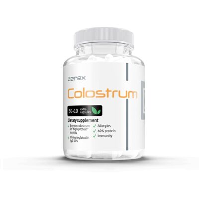 Zerex - Kolostrum - 60 měkkých kapslí - Dietary supplement Zerex - Kolostrum - 60 měkkých kapslí - Dietary supplement