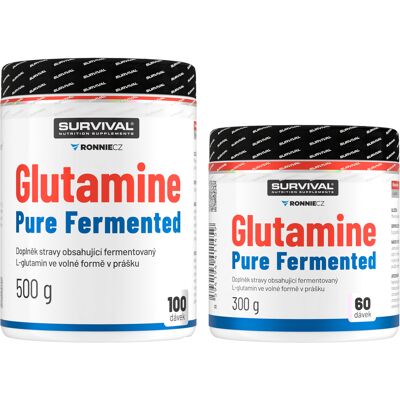 Survival Glutamine Pure Fermented AKCE 500 g + 300 g Survival Glutamine Pure Fermented AKCE 500 g + 300 g