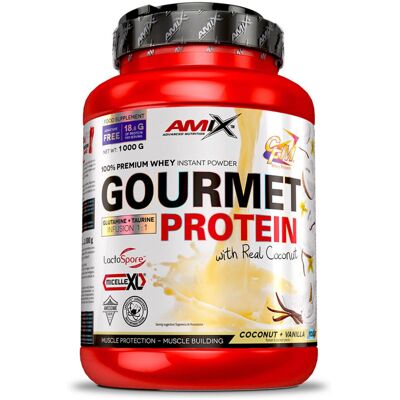Amix Nutrition Gourmet Protein 1000g - vanilka, kokos Amix Nutrition Gourmet Protein 1000g - vanilka, kokos