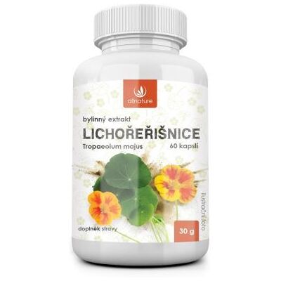 Allnature Lichořeřišnice bylinný extrakt 60 kapslí Allnature Lichořeřišnice bylinný extrakt 60 kapslí