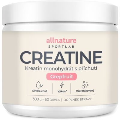 Allnature Sportlab Creatine monohydrát grep 300 g Allnature Sportlab Creatine monohydrát grep 300 g