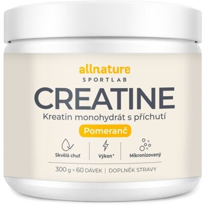 Allnature Sportlab Creatine monohydrát pomeranč 300 g Allnature Sportlab Creatine monohydrát pomeranč 300 g
