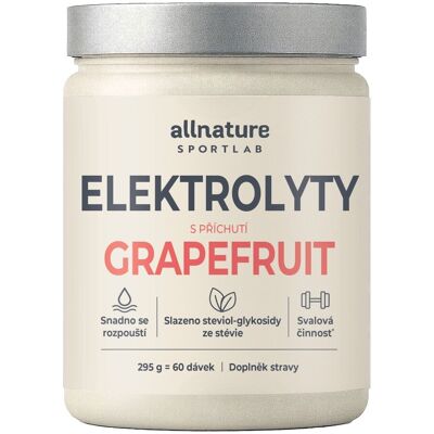 Allnature Sportlab Elektrolyty grapefruit 295 g Allnature Sportlab Elektrolyty grapefruit 295 g