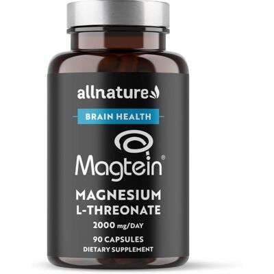 Allnature Magtein Magnesium L-treonate 90 kapslí Allnature Magtein Magnesium L-treonate 90 kapslí