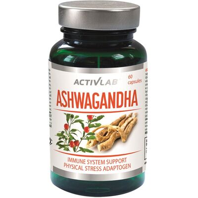 Activlab Ashwagandha - 300 mg, 60 Kapslí - Potravinový doplněk Activlab Ashwagandha - 300 mg, 60 Kapslí - Potravinový doplněk