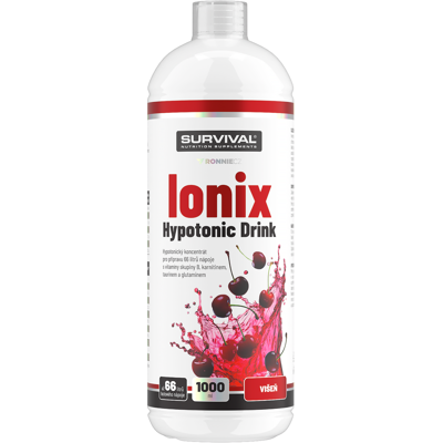 Survival Ionix Hypotonic Drink 1000 ml višeň Survival Ionix Hypotonic Drink 1000 ml višeň