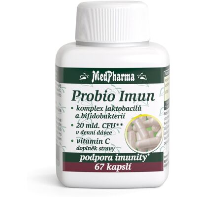 MedPharma Probio Imun - Komplex probiotik a vitamín C - 67 kapslí MedPharma Probio Imun - Komplex probiotik a vitamín C - 67 kapslí