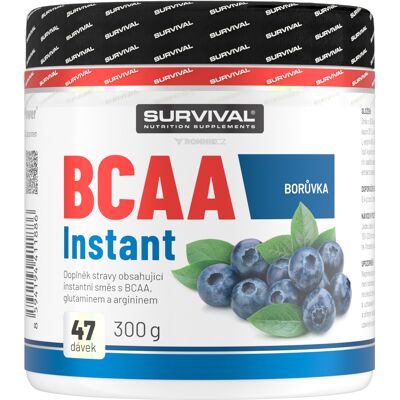 Survival BCAA Instant 300 g borůvka Survival BCAA Instant 300 g borůvka