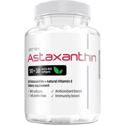 Zerex Astaxanthin 60 kapslí - Potravinový doplněk Zerex Astaxanthin 60 kapslí - Potravinový doplněk