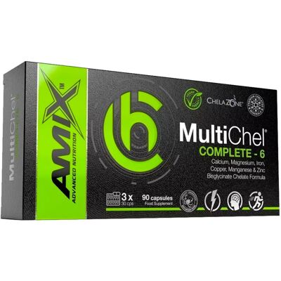 Amix Nutrition ChelaZone® MultiChel® Complete-6 - 90 kapslí Amix Nutrition ChelaZone® MultiChel® Complete-6 - 90 kapslí