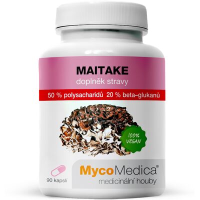 MycoMedica Maitake 50% 90 kapslí MycoMedica Maitake 50% 90 kapslí
