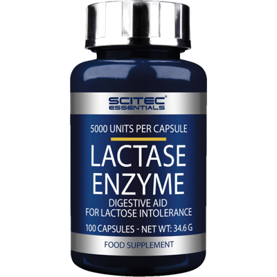 Scitec Nutrition Lactase Enzyme - 100 kapslí - Podporuje trávení laktózy Scitec Nutrition Lactase Enzyme - 100 kapslí - Podporuje trávení laktózy
