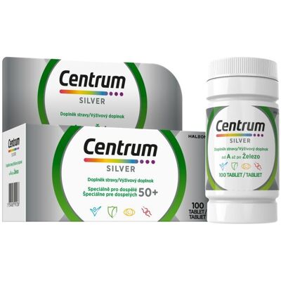 Centrum Silver 50+ Multivitamin - Podpora imunity a zdraví očí Centrum Silver 50+ Multivitamin - Podpora imunity a zdraví očí