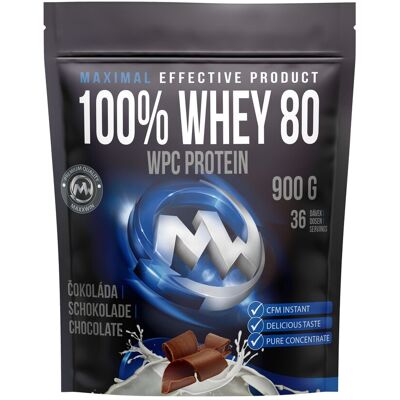 MAXXWIN 100% WHEY 80 čokoláda 900 g MAXXWIN 100% WHEY 80 čokoláda 900 g