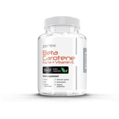 Zerex Betakarotén Forte + Vitamín E - Potravinový doplněk Zerex Betakarotén Forte + Vitamín E - Potravinový doplněk