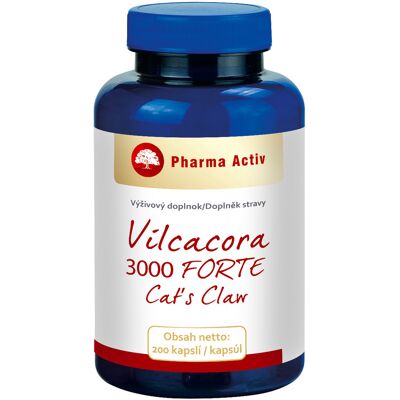 Pharma Activ Vilcacora 3000 Forte - Podporuje imunitu, zdraví kloubů Pharma Activ Vilcacora 3000 Forte - Podporuje imunitu, zdraví kloubů
