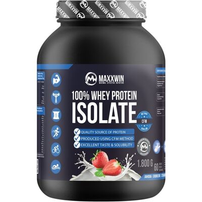 MAXXWIN ISO PROTEIN 90 1800 g jahoda MAXXWIN ISO PROTEIN 90 1800 g jahoda