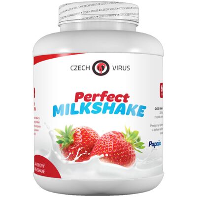 Czech Virus Perfect Milkshake - Jahodový - Proteinový nápoj Czech Virus Perfect Milkshake - Jahodový - Proteinový nápoj