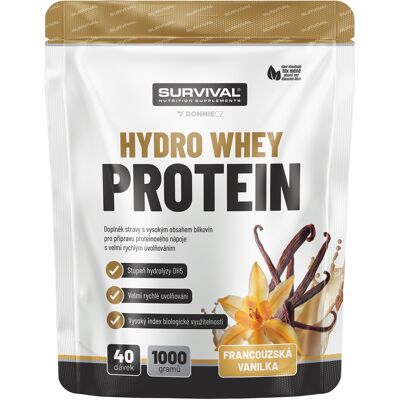 Survival Hydro Whey Protein 1000 g vanilka Survival Hydro Whey Protein 1000 g vanilka