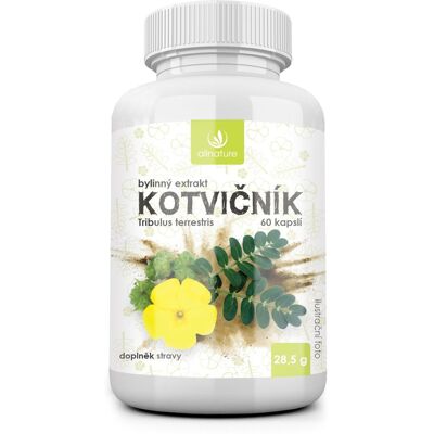 Allnature Kotvičník bylinný extrakt - Bylinný doplněk Allnature Kotvičník bylinný extrakt - Bylinný doplněk