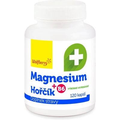 Wolfberry Magnesium + B6 120 kapslí Wolfberry Magnesium + B6 120 kapslí
