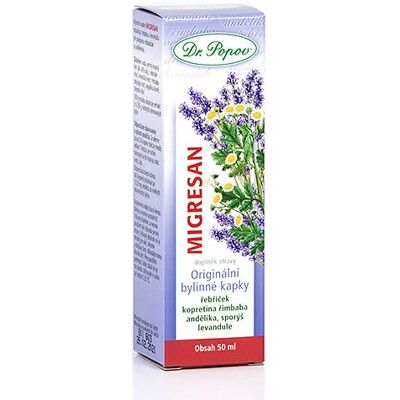 Dr. Popov Migresan bylinné kapky 50 ml Dr. Popov Migresan bylinné kapky 50 ml