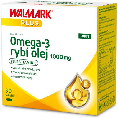 Walmark Omega-3 Rybilové kapsle - Podpora srdce, mozku, zraku Walmark Omega-3 Rybilové kapsle - Podpora srdce, mozku, zraku