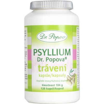 Dr. Popov Psyllium Trávenie - Vláknina doplněk stravy Dr. Popov Psyllium Trávenie - Vláknina doplněk stravy