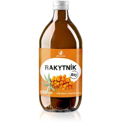 Allnature Šťáva z černého bezu 100% Bio 500ml Allnature Šťáva z černého bezu 100% Bio 500ml